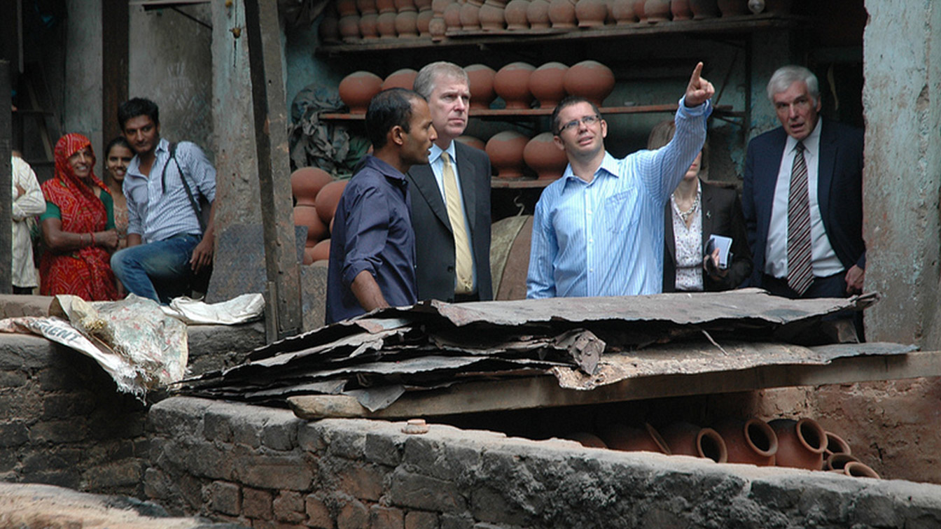 Prince Andrew’s Visit To Dharavi.